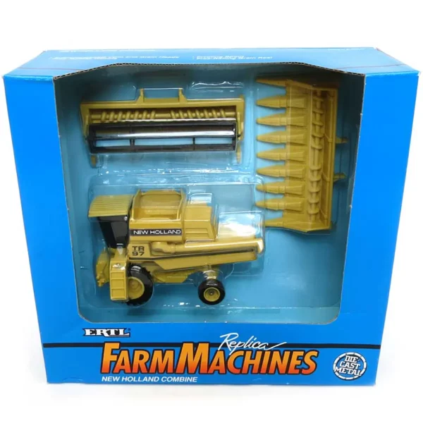 Manufacturer_ERTL Combines & Harvesters<1/64 New Holland TR97 Combine with Corn & Grain Headers