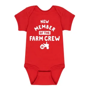 Outback Toys Ih Farmall<New Member of the Farm Crew IH Infant Red Bodyshirt