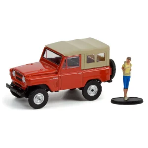 Manufacturer_Greenlight Collectibles Cars & Suvs<1/64 1975 Nissan Patrol with Backpacker, Hobby Shop Series 12