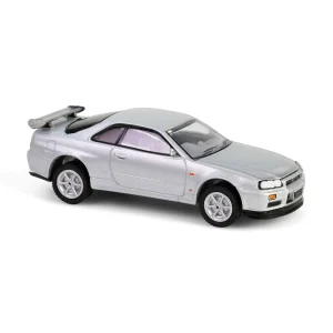 Manufacturer_Greenlight Collectibles Cars & Suvs<1/64 1999 Nissan Skyline V-Spec R34, Sonic Silver, 25th Anniversary, Anniversary Collection Series 17
