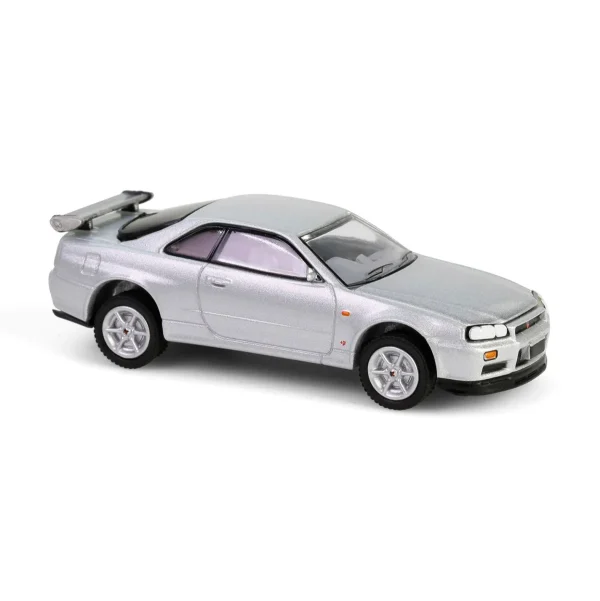 Manufacturer_Greenlight Collectibles Cars & Suvs<1/64 1999 Nissan Skyline V-Spec R34, Sonic Silver, 25th Anniversary, Anniversary Collection Series 17