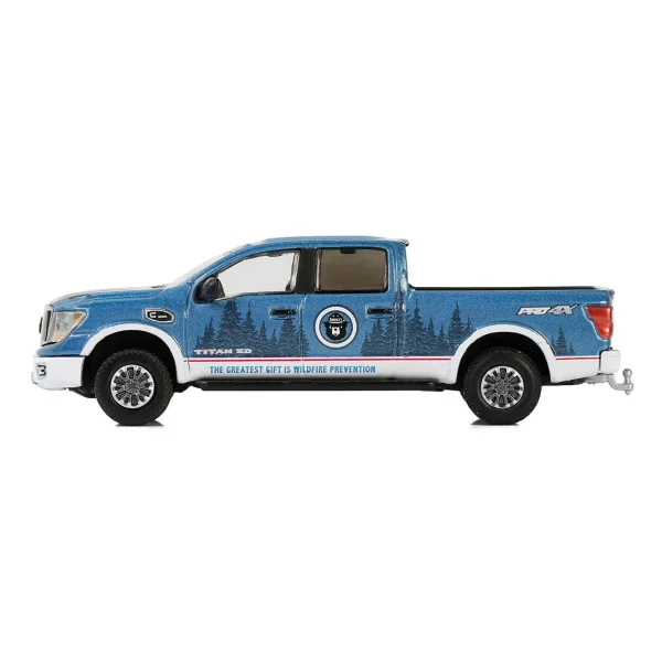 Manufacturer_Greenlight Collectibles Cars & Suvs | Pickup Trucks<1/64 2019 Nissan Titan XD Pro-4X, Smokey Bear Series 4