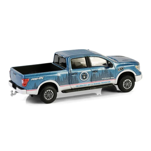 Manufacturer_Greenlight Collectibles Cars & Suvs | Pickup Trucks<1/64 2019 Nissan Titan XD Pro-4X, Smokey Bear Series 4