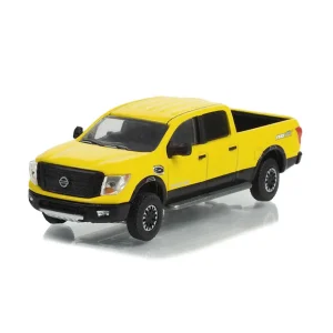 Manufacturer_Greenlight Collectibles Pickup Trucks<1/64 2018 Nissan Titan XD Pro-4X, Solar Flare Yellow, All-Terrain Series 14
