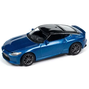 Manufacturer_Auto World Cars & Suvs<1/64 2023 Nissan Z, Seiran Blue with Gloss Black Roof, Auto World 2023 Release 3A