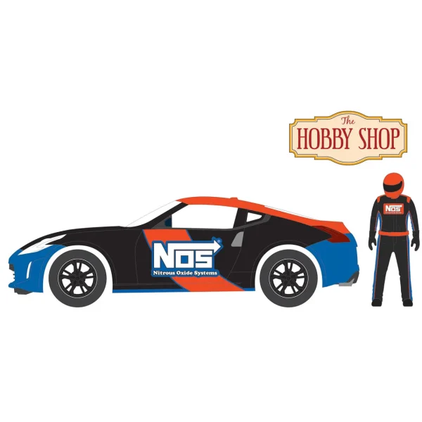 Manufacturer_Greenlight Collectibles Cars & Suvs<1/64 2020 Nissan 370z with Race Car Driver, NOS Nitrous Oxide Systems, Hobby Shop Series 16
