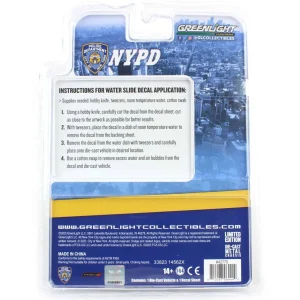 Manufacturer_Greenlight Collectibles Emergency Vehicles<1/64 2019 NYPD Dodge Durango with Squad Number Decal Sheet, Hobby Exclusive