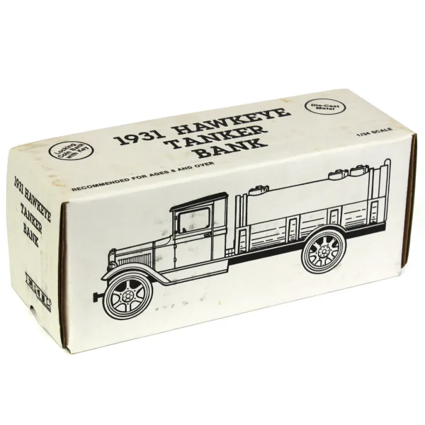 Manufacturer_ERTL Airplanes & Banks | Tanker Trucks<1/34 1931 Oilzum Hawkeye Tanker Bank by ERTL