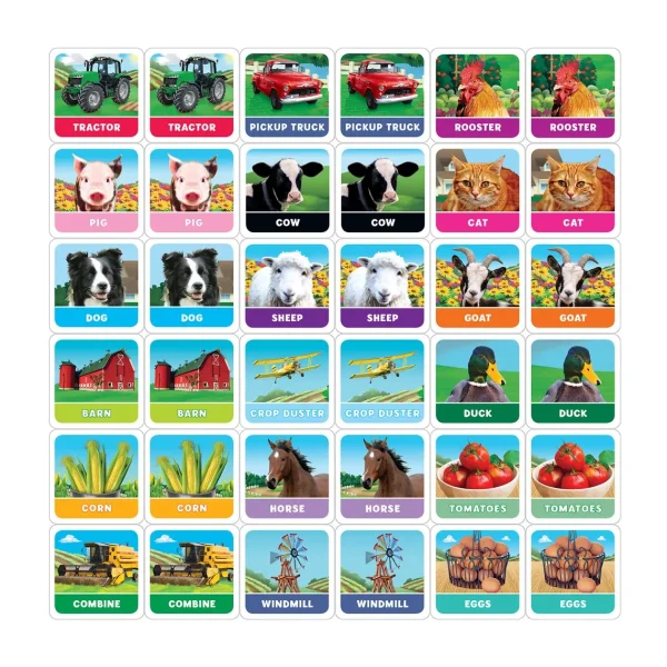 Outback Toys Games & Puzzles<Old MacDonald's Farm Picture Matching Game
