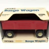 Manufacturer_ERTL Implements<1/16 Old Style Red Steel Barge Wagon