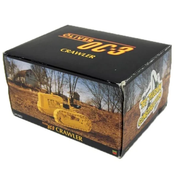 Manufacturer_ERTL Crawlers & Dozers<1/16 Oliver OC-3 Industrial Yellow Crawler on Steel Tracks