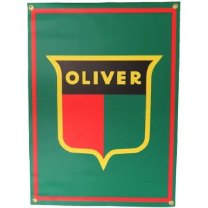 Outback Toys Outdoor<Oliver 1940s Shield Logo 22in x 30in Vinyl Banner