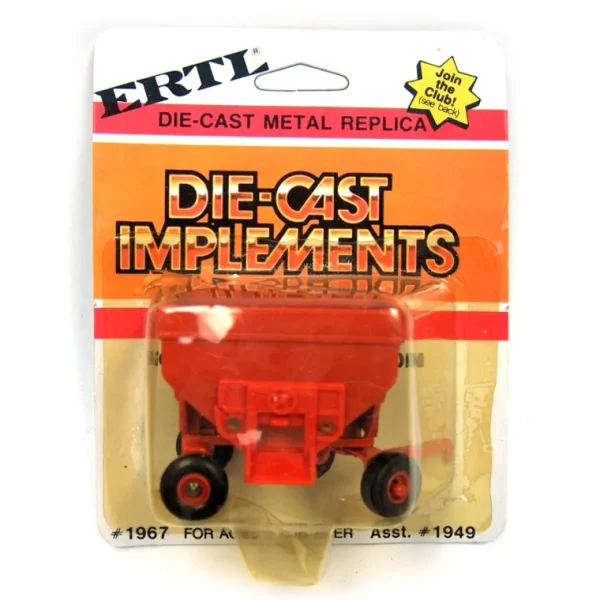 Manufacturer_ERTL Implements<1/64 Orange Case Gravity Wagon