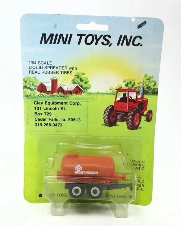Manufacturer_Other Implements<1/64 Orange Honey-Wagon Liquid Spreader, Clay Equipment Corp