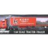 Manufacturer_DCP by First Gear Box Trucks & Trailers<1/64 Orange Peterbilt 387 with 53ft Box Trailer, Kory Farm Equipment