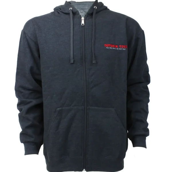Outback Toys Obt Exclusives | Other Clothing<Logo Black Heather EverSoft Fleece Full Zip Hoodie