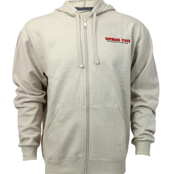 Outback Toys Obt Exclusives | Other Clothing<Logo Khaki EverSoft Fleece Full Zip Hoodie