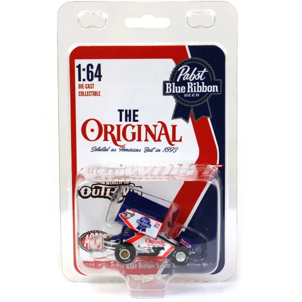Manufacturer_ACME Diecast Sprint Cars<1/64 Pabst Blue Ribbon 2022 Sprint Car, Lucas Wolfe #5, Acme Exclusive