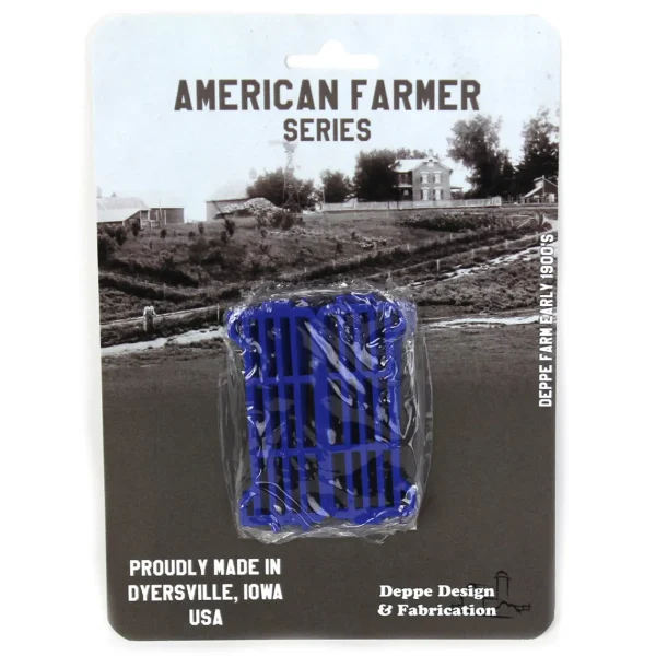Outback Toys 3D Print & Small Accessories<1/64 Pack of 8 Blue Short Fence Links, 3D Printed