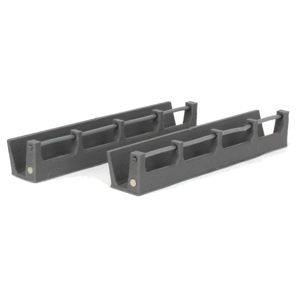 Outback Toys 3D Print & Small Accessories<1/64 Pack of 2 Concrete J-Bunk Feeder Set, 3D Printed