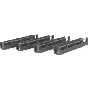 Outback Toys 3D Print & Small Accessories<1/64 Pack of 4 Concrete J-Bunk Feeder Set, 3D Printed