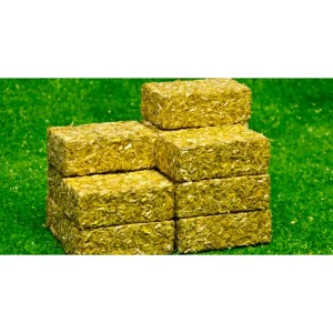 Outback Toys Wooden Barns & Large Accessories<1/32 Pack of 4 Rectangular Straw Bales