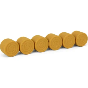 Outback Toys 3D Print & Small Accessories<1/64 Pack of 6 Round Straw Bales, 3D Printed