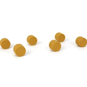 Outback Toys 3D Print & Small Accessories<1/64 Pack of 6 Round Straw Bales, 3D Printed