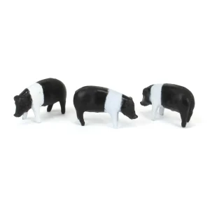 Manufacturer_ERTL Play Animals & Accessories<1/64 25 Pack of Black & White Pigs