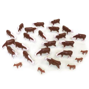 Manufacturer_ERTL Play Animals & Accessories<1/64 25 Pack of Herefords & Calves