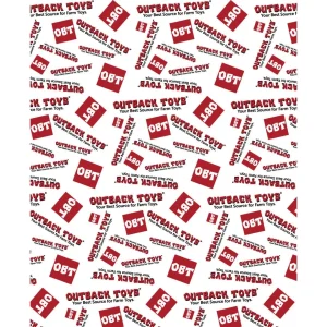 Outback Toys Christmas DéCor | Party Supplies<5-Pack of IH & Double-Sided Wrapping Paper, 19.75in x 28in