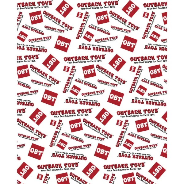 Outback Toys Christmas DéCor | Party Supplies<5-Pack of IH & Double-Sided Wrapping Paper, 19.75in x 28in