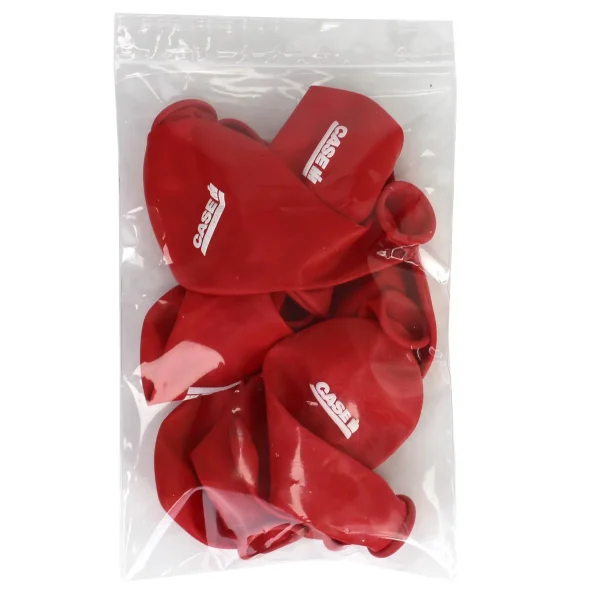 Outback Toys Party Supplies<10 Pack of RED Case IH 9 Inch Balloons