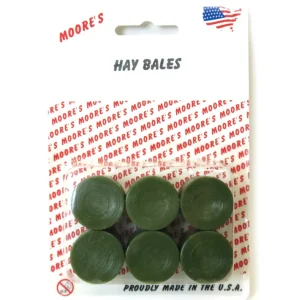 Manufacturer_Moore's Farm Toys Moores Farm Toys<1/64 6 Pack of Round Plastic Hay Bales by Moore's Farm Toys