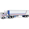 Manufacturer_DCP by First Gear Box Trucks & Trailers<1/64 Peterbilt 352 CEO with 40ft Vintage Reefer Trailer, USA Bicentennial Patriot, DCP by First Gear