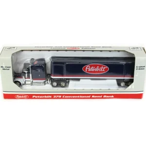 Manufacturer_Other Box Trucks & Trailers<1/64 Peterbilt 379 Conventional Sleeper Semi Bank