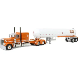 Manufacturer_DCP by First Gear Tanker Trucks<1/64 Peterbilt 389 63in Flattop Sleeper w/ Mississippi LP Tanker, Roark Trucking - Under Pressure, DCP by First Gear