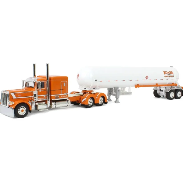 Manufacturer_DCP by First Gear Tanker Trucks<1/64 Peterbilt 389 63in Flattop Sleeper w/ Mississippi LP Tanker, Roark Trucking - Under Pressure, DCP by First Gear
