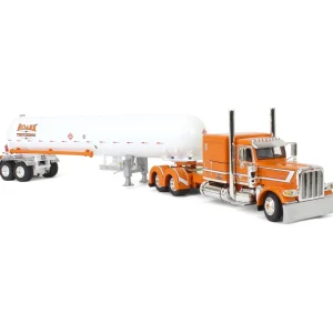 Manufacturer_DCP by First Gear Tanker Trucks<1/64 Peterbilt 389 63in Flattop Sleeper w/ Mississippi LP Tanker, Roark Trucking - Under Pressure, DCP by First Gear