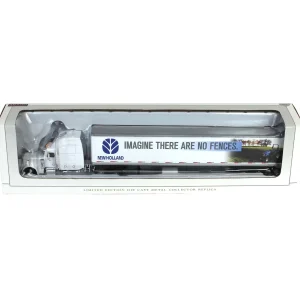 Manufacturer_SpecCast Box Trucks & Trailers<1/64 Peterbilt 379 New Holland Semi “Imagine There Are No Fences” Limited Edition