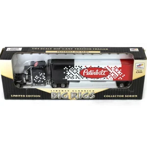 Outback Toys Box Trucks & Trailers<1/64 Peterbilt 379 Semi Truck with Peterbilt Box Trailer, Big Rigs Limited Edition