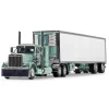 Manufacturer_DCP by First Gear Box Trucks & Trailers<1/64 Peterbilt 379 Sleeper w/ Utility Trailer & Reefer, PMI Color of Money, DCP by First Gear