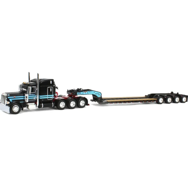 Manufacturer_DCP by First Gear Lowboys & Flatbeds<1/64 Peterbilt 389 w/ Fontaine Magnitude Lowboy & Fliptail, Cappello Heavy Transport, DCP by First Gear