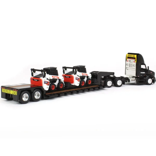 Manufacturer_ERTL Lowboys & Flatbeds<1/64 Peterbilt 579 w/ Lowboy & 2 Bobcat S76 Skid-Steer Loaders, 2022 NTT'NC Show