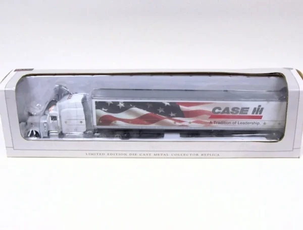 Manufacturer_SpecCast Box Trucks & Trailers<1/64 Peterbilt 379 with Case IH, Tradition of Leadership
