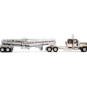 Manufacturer_DCP by First Gear Tanker Trucks<1/64 Peterbilt 389 with Chrome Polar Deep Drop Tanker, Waymire Farms, DCP by First Gear