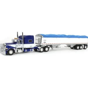 Manufacturer_DCP by First Gear Agricultural Trucks<1/64 Peterbilt 389 with 50ft Tri-Axle Grain Trailer, Commemorative Shupe Trucking, DCP by First Gear