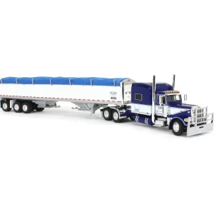 Manufacturer_DCP by First Gear Agricultural Trucks<1/64 Peterbilt 389 with 50ft Tri-Axle Grain Trailer, Commemorative Shupe Trucking, DCP by First Gear