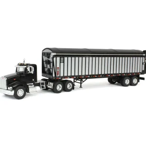 Manufacturer_SpecCast Dump Trucks<1/64 Peterbilt 385 with Meyer 9140RT Boss Silage Trailer