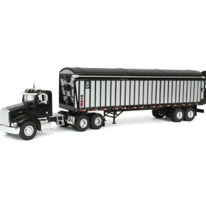 Manufacturer_SpecCast Dump Trucks<1/64 Peterbilt 385 with Meyer 9140RT Boss Silage Trailer, 2024 Wisconsin Farm Technology Days